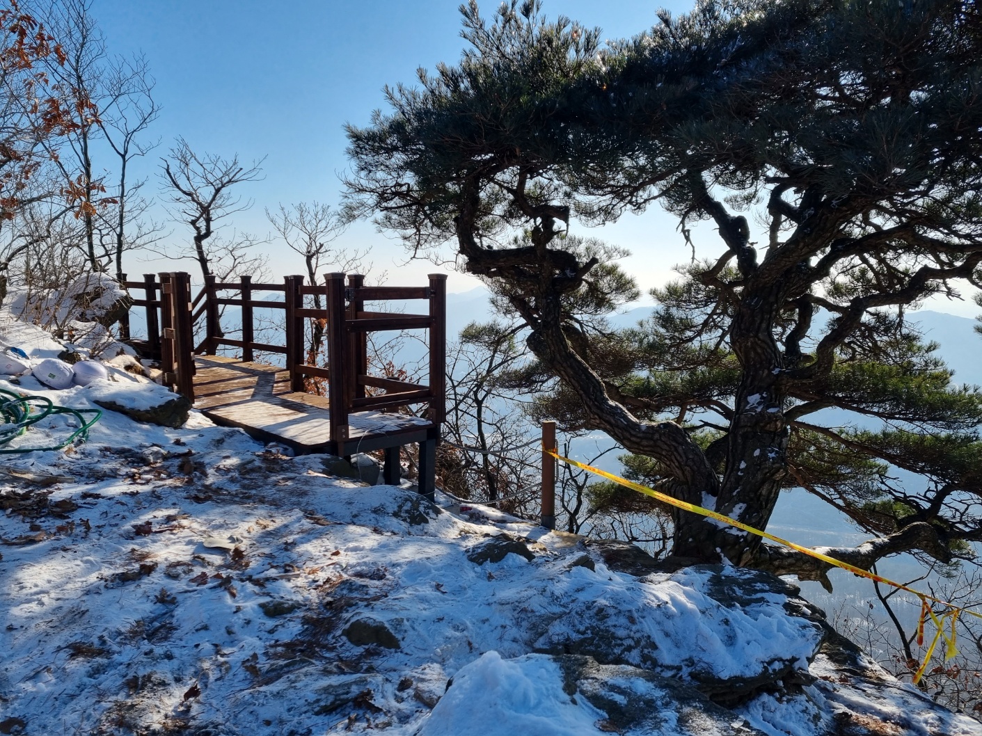 천마산 친환경 목재데크 산책로 시공 — 사진 10