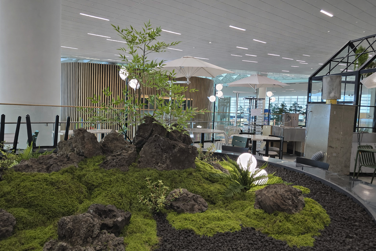 인천국제공항 제주 감성 실내 힐링 정원 — 사진 4