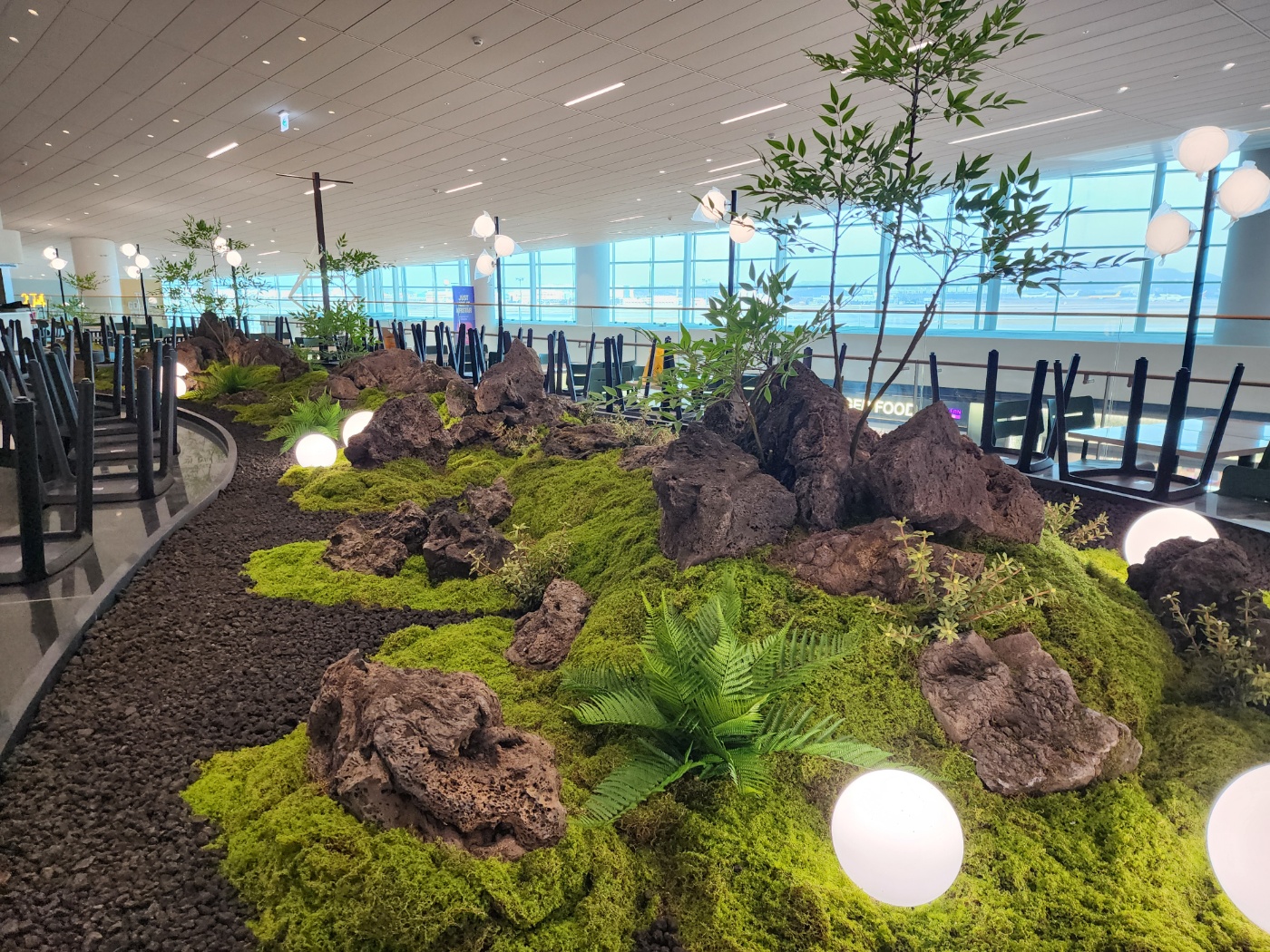 인천국제공항 제주 감성 실내 힐링 정원 — 사진 6