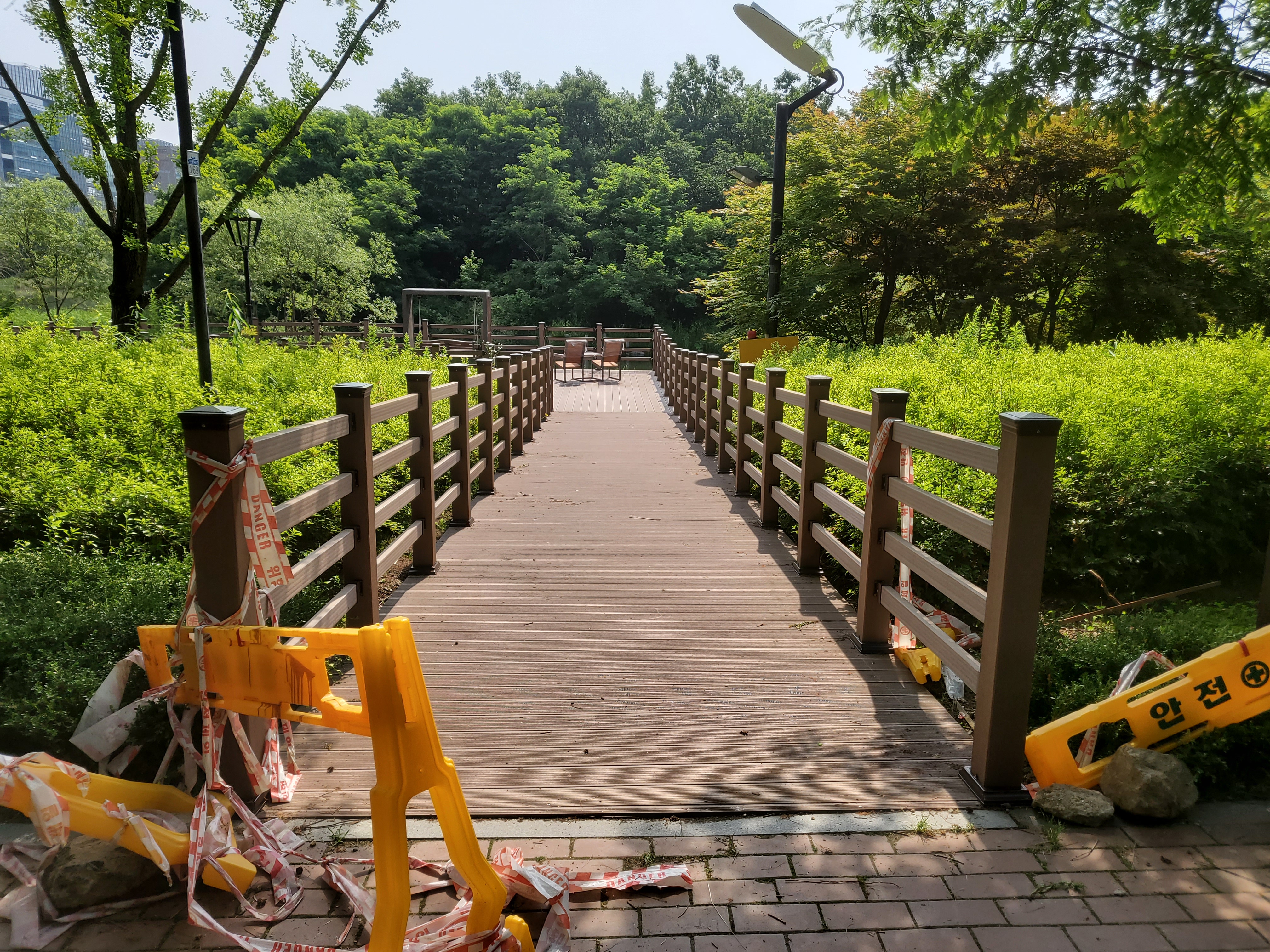 분당 호수공원 친환경 합성목재 데크 산책로 — 사진 10